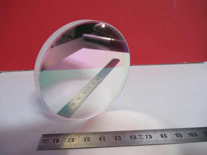 OPTICAL FLAT COATED FUSED SILICA PRO ZYGO LASER OPTICS AS PICTURED Q2-25