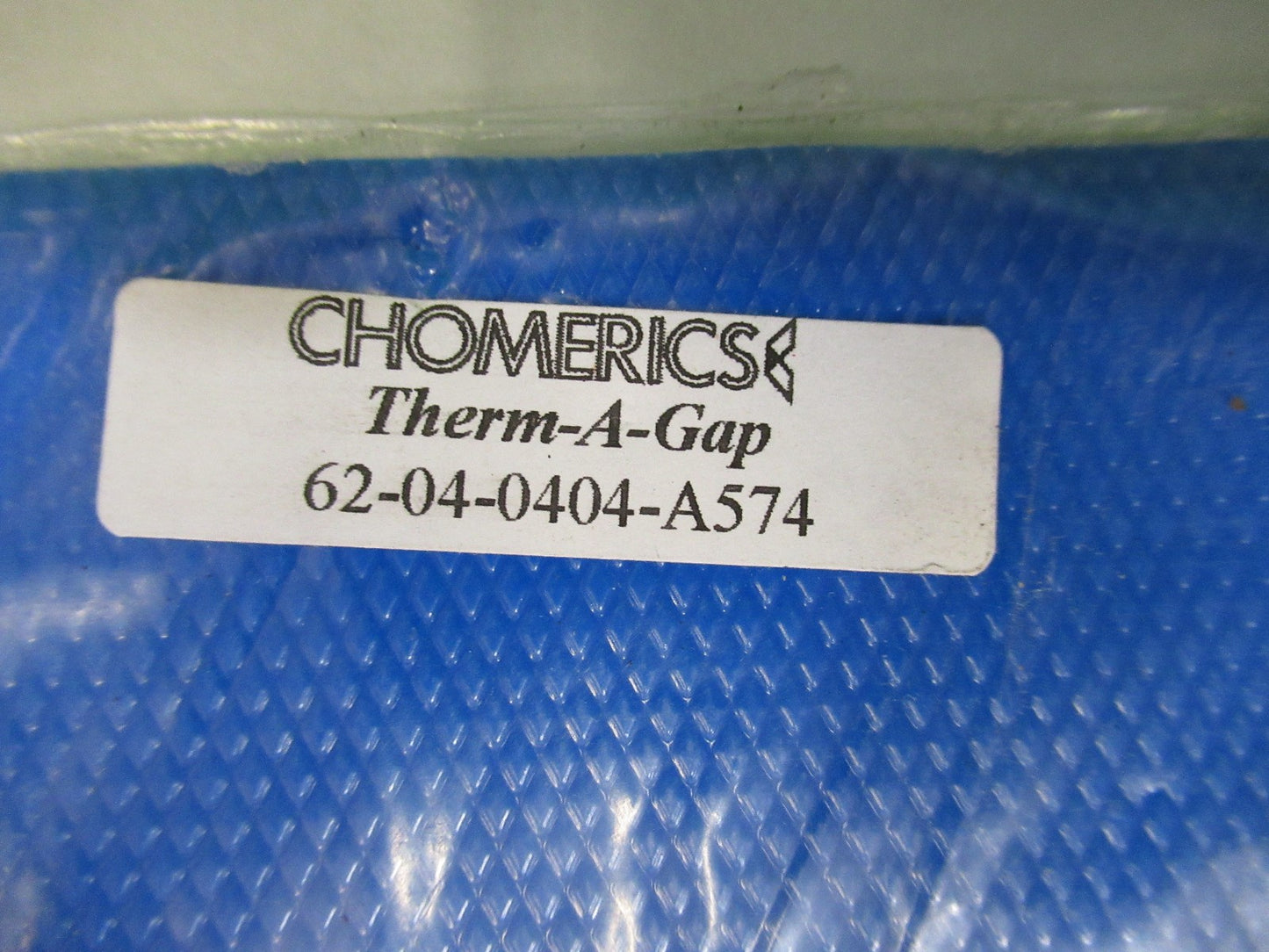 CHOMERICS THERMAL GAP 62-04-0404-A574  HEAT CONTROL  LAYER AS PICTURED U8-A-55