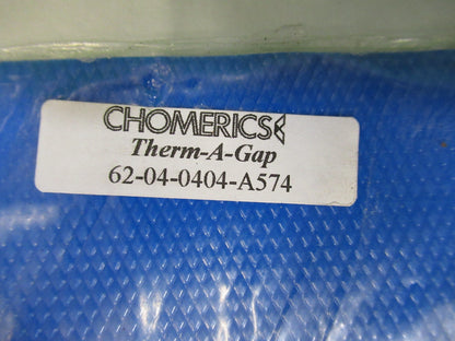 CHOMERICS THERMAL GAP 62-04-0404-A574  HEAT CONTROL  LAYER AS PICTURED U8-A-55