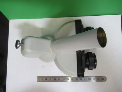 CARL ZEISS GERMANY TRINOCULAR HEAD OPTICS MICROSCOPE PART AS PICTURED G7-A-02