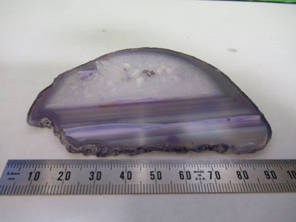 AMAZING AGATE SLICE MINERAL SAMPLE BEAUTIFUL SPECIMEN AS PICTURED T7-FD-84