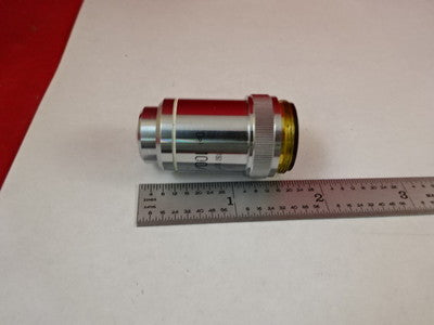 MICROSCOPE PART WILL WETZLAR GERMANY OBJECTIVE LENS 100X OPTICS AS IS B#D2-B-16