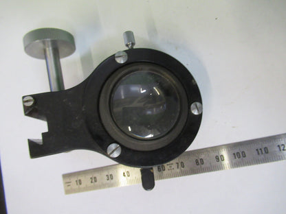 Bausch & Lomb Condenser + Iris Antique Microscope Part Optics