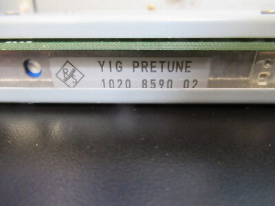 Board for Rohde & Schwarz EMI Receiver Yig Pre-tune 1020.8590.02