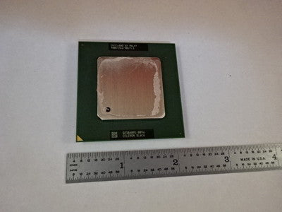 FOR PARTS RECYCLE SCRAP GOLD CELERON INTEL CHIP PROCESSOR AS IS B#TB5-3-18