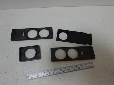 FOR PARTS MICROSCOPE EMPTY SLIDES FRAMES NIKON LEITZ for OPTICS AS IS BN#M8-C-08
