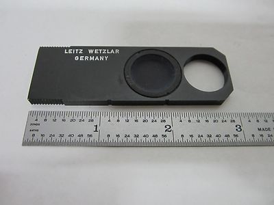 Microscope Slide Ernst Leitz Wetzlar Germany Polarizer Analyzer Optics