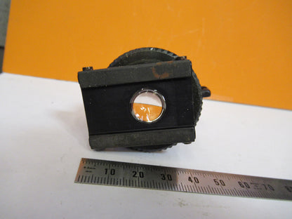 Nikon Japan Lens + Iris Diaphragm Optics Microscope Part
