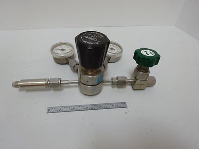 SEMICONDUCTOR LINE PRESSURE GAS VALVE REGULATOR FILTER ASSEMBLY AS IS BIN#TA-2-i