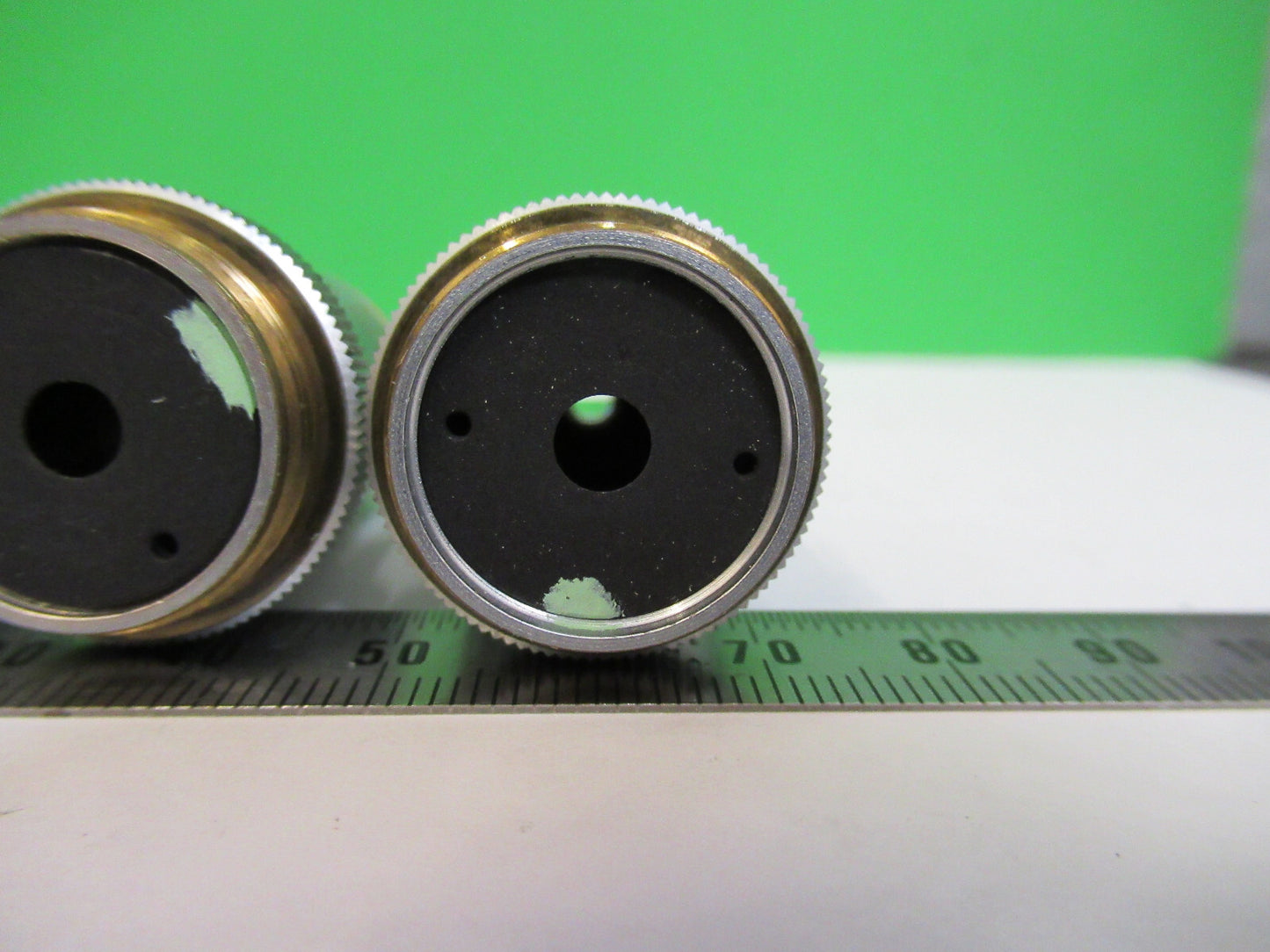 LOT 3ea OBJECTIVE BAUSCH LOMB INDUSTRIAL MICROSCOPE PART AS PICTURED X6-A-64