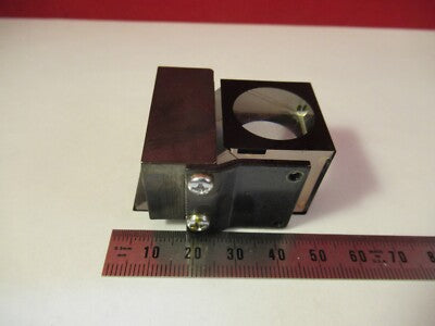 Optical Glass Prism Olympus Japan Head Microscope Part Optics AS Pic
