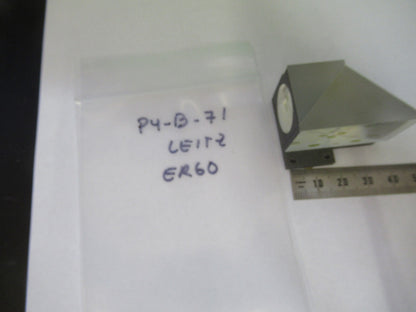 LEITZ WETZLAR ERGOLUX GLASS PRISM HEAD MICROSCOPE PART AS PICTURED P4-B-71