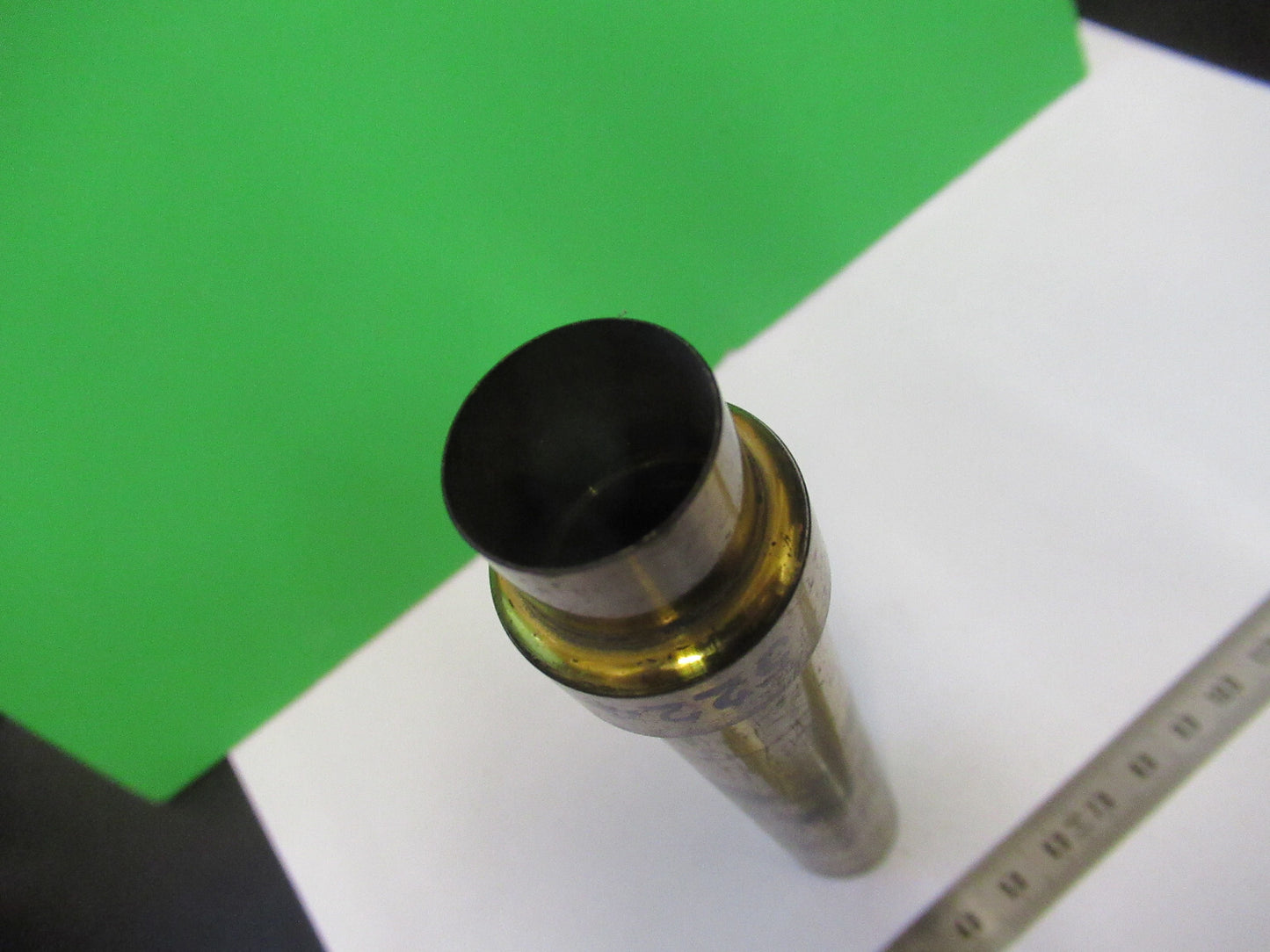 Antique Brass Tubus and Eyepiece Adapter Microscope Part