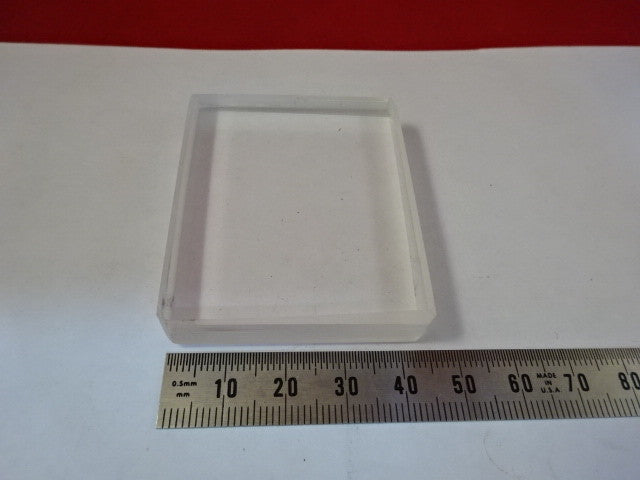 SLAB POLISHED SYNTHETIC QUARTZ SINGLE CRYSTAL HIGH PRESSURE SEED INSIDE &5-DT-D