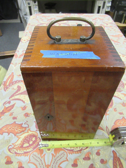 Empty Wood Cabinet for Antique Watson UK London Microscope Part