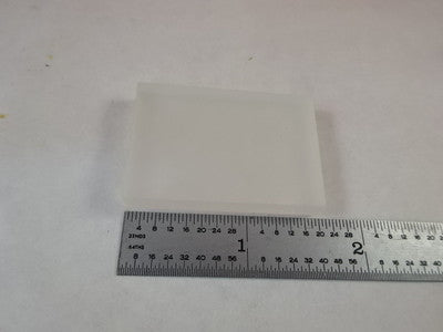OPTICAL FUSED SILICA GLASS SLAB OPTICS AS IS #M2-B-16