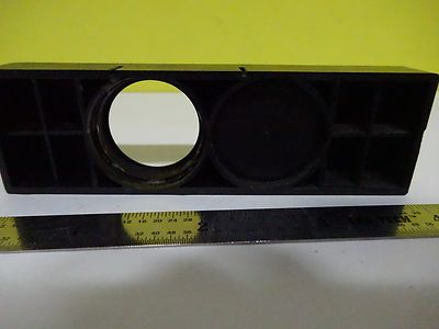 MICROSCOPE PART NIKON SHUT / CLEAR PATH SLIDE OPTICS AS IS BIN#W5-22