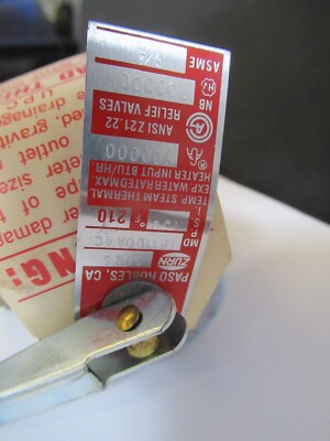Zurn Wilkins Division Temperature Pressure Relief Valve