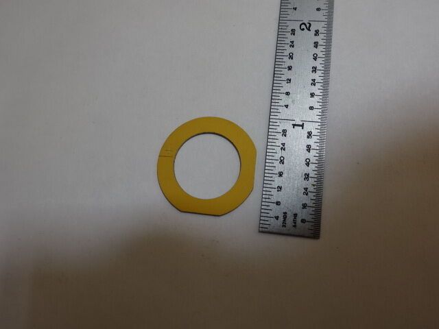 BLANK PIEZOELECTRIC QUARTZ CRYSTAL X-CUT GOLD PLATED PIEZO SENSOR AS IS #AL-17
