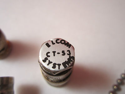 LOT 5 EA BNC RF TERMINATIONS ELCOM + HP BNC-MICRO CONNECTOR iii BIN#1