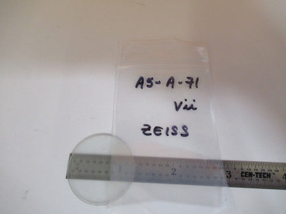 ZEISS GERMANY DIFFUSER FROSTED GLASS FILTER MICROSCOPE PART AS PICTURED &A5-A-71