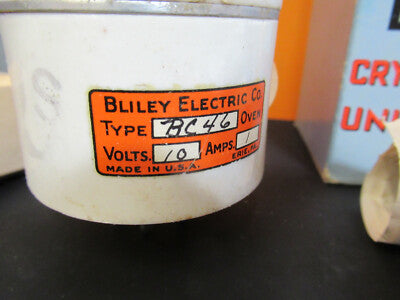 BLILEY ELECTRIC BC46  RARE QUARTZ CRYSTAL FREQUENCY CONTROL AS PIC #FT-1-B-15