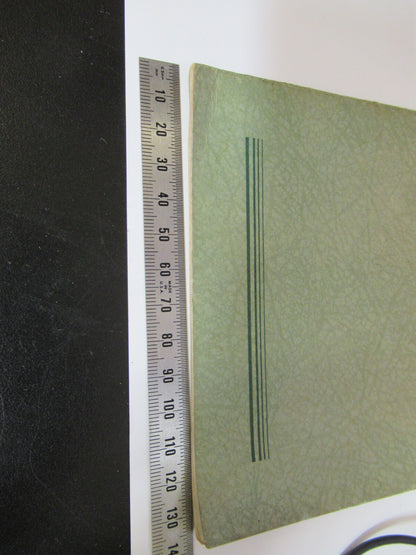 Medicine Booklet 1937 Antique Microscope Part