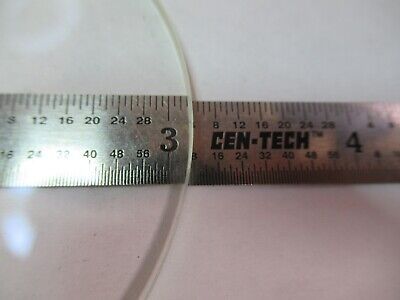 GLASS STAGE PLATE MICROSCOPE PART OPTICS AS PICTURED &7B-B-199