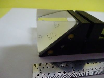 MICROSCOPE PART LEITZ GERMANY PRISM [small chip] MOUNTED OPTICS AS IS BIN#W6-18