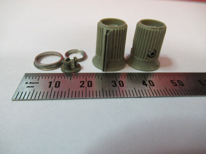 HP HEWLETT PACKARD SET OF PLASTIC KNOBS INSTRUMENT AS PICTURED Y6-B-19