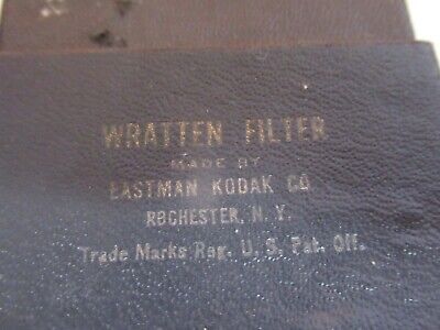 ANTIKE WRATTEN FILTER EASTMAN KODAK OPTICS MIKROSKOPTEIL WIE ABGEBILDET &amp;7B-B-71