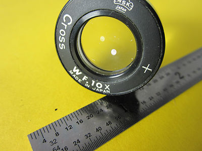 Optical Lens Nsk Japan Cross W.f. 10X Laser Optics