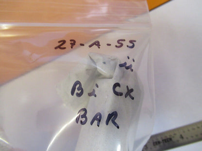 OPTICAL LONG BI CONVEX BAR GLASS LENS RARE LASER OPTICS AS PICTURED &27-A-55