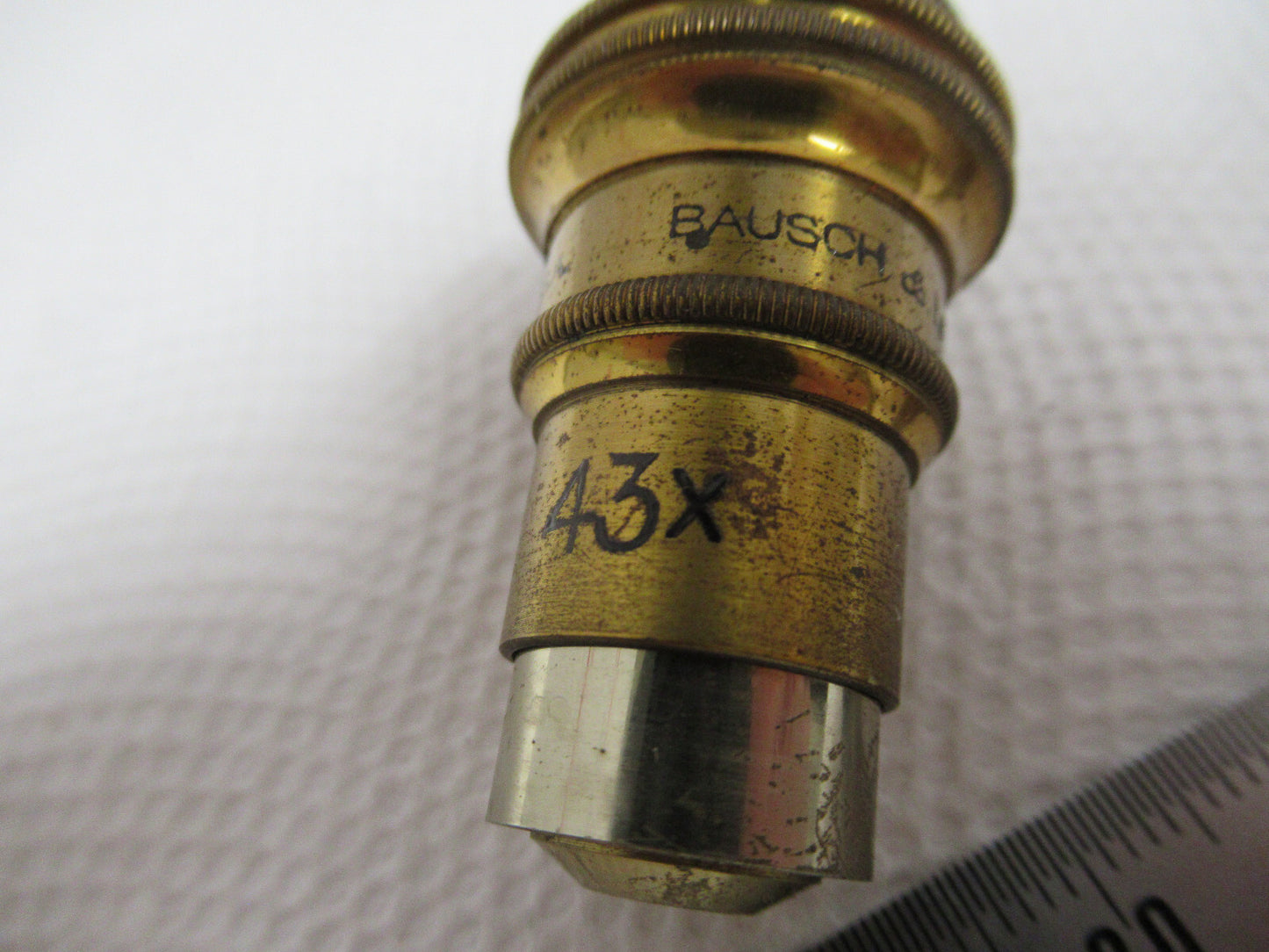 Optical Vintage Microscope Objective 43X Bausch & Lomb Optics