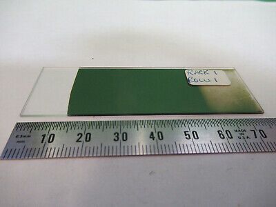 GLASS SLIDE COATED GERMANIUM THIN FILM 9,000 ANGSTROMS  AS PICTURED Z1-A-09