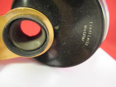 Antique Ernst Leitz Germany Nosepiece Stage Microscope Part Optics AS Pic