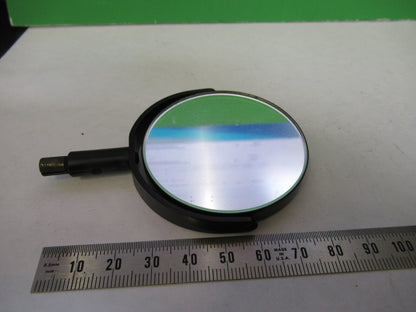 ANTIQUE BAUSCH LOMB MIRROR ASSEMBLY OPTICS MICROSCOPE PART AS PICTURED X2-A-19