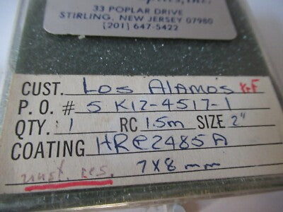 OPTICAL VIRGO LENS OPTICS AS PICTURED &19-B-25