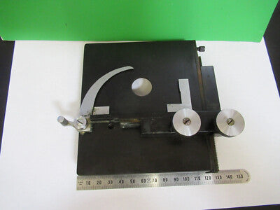 Bausch & Lomb Stage Table Xy Microscope Part Optics