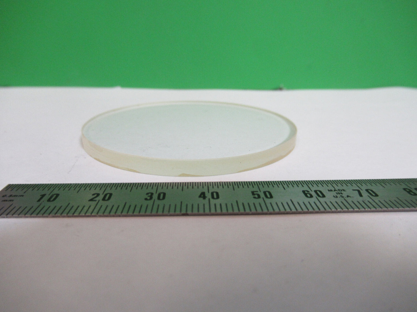 OPTICAL FLAT MIL SPEC BK7 GLASS OPTICS AS PICTURED 80-B-22