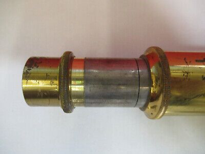 ANTIQUE LEITZ WETZLAR GERMANY TUBUS + NOSE MICROSCOPE PART AS PICTURED &B1-B-14