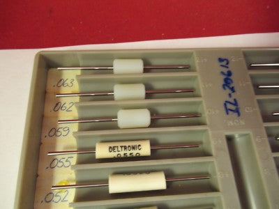 Calibrated Pins Inspection Metrology Deltronic 0.0415" Set