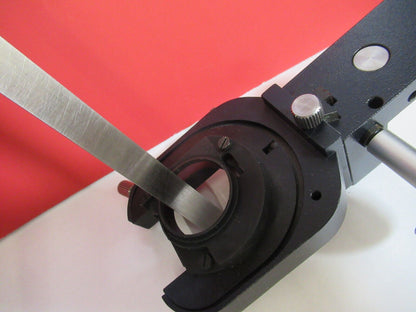 LEICA GERMANY DMRB CONDENSER HOLDER MICROSCOPE PART AS PICTURED S6-A-01