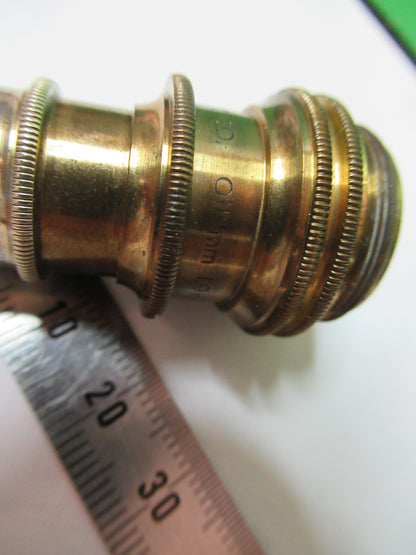 ANTIQUE BAUSCH LOMB OBJECTIVE 1.9mm LENS  MICROSCOPE PART AS PICTURED T5-A-94