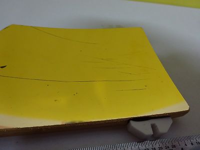 Optical Gold Plated Mirror [scratched] Laser Optics AS IS