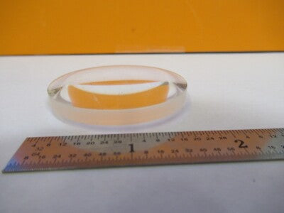 LEICA DMRB GERMANY ILLUMINATOR BI CONVEX LENS MICROSCOPE PART AS PIC &11-B-96