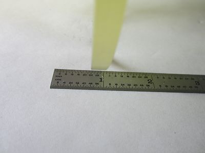 MICROSCOPE PART GLASS STAGE SPECIMEN TABLE OPTICS AS IS BIN#15-B-08