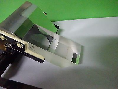 MICROSCOPE PART POLYVAR REICHERT LEICA HEAD PRISM ASSEMBLY OPTICS AS IS B#W3-17