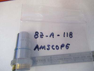 AMSCOPE OBJECTIVE LENS 40X /160 OPTICS MICROSCOPE PART AS PICTURED &8z-a-118