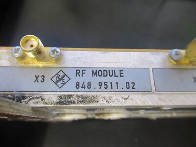 BOARD for ROHDE & SCHWARZ EMI TEST RECEIVER RF MODULE 848.9511.02 &4B-A-81
